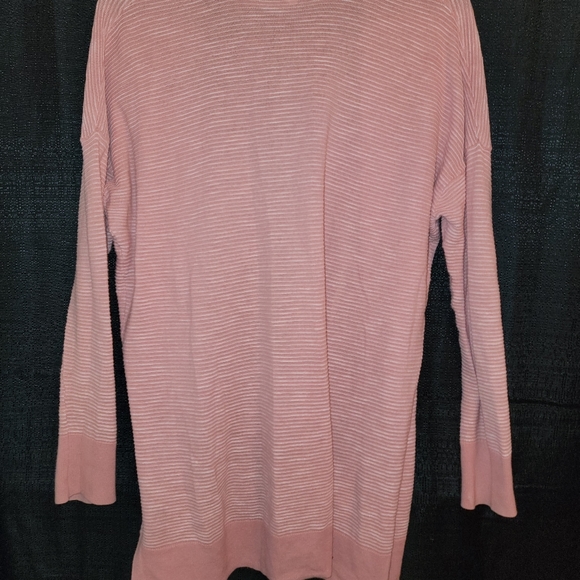 Peach Ribbed Cardigan - Picture 4 of 5